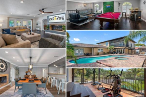 Luxury Heated Pool Spa Villa with Game Room & More!